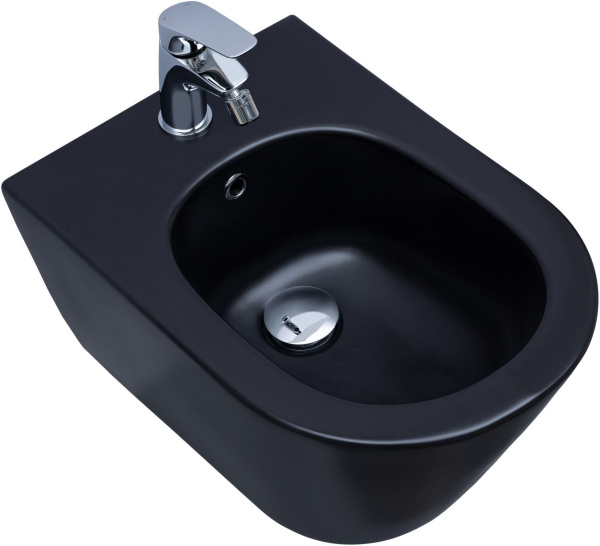 Биде подвесное Aquanet Lake LAKE-B2B керамика, цвет черный матовый