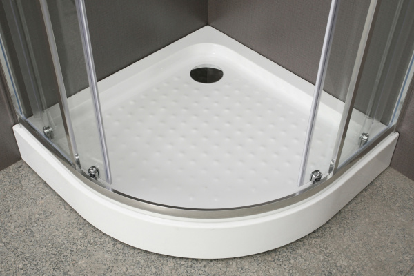 Душевой угол BelBagno Uno UNO-195-R-2-90-C-Cr четверть круга 90x90 стекла прозрачные, профиль хром