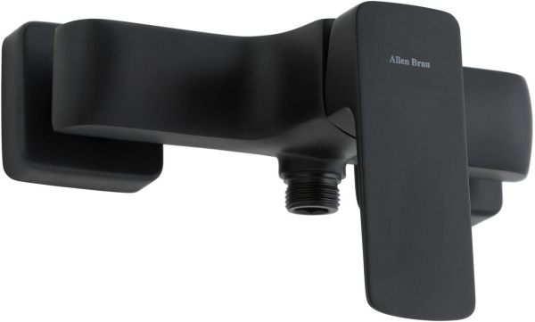 Смеситель для душа Allen Brau Infinity 5.21010-31 настенный 
без термостата черный матовый