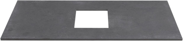 Столешница для ванной Allen Brau Priority 1.31010.GR-S 75.8 см керамогранит, цвет серый