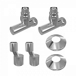 Комплект нижнего подключения Lemark LM03412R хром