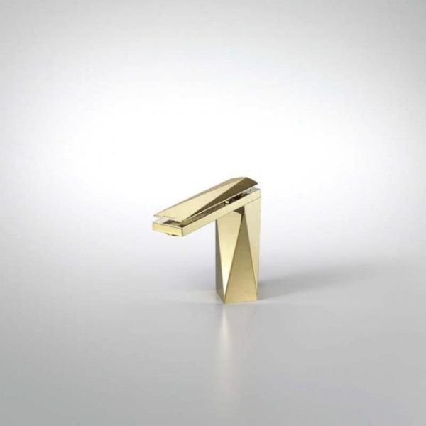 Смеситель для раковины Bravat Diamond F118102G-2-ENG золото