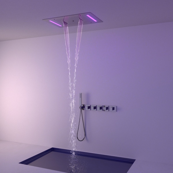 Душевая система со смесителем Timo Petruma SX-5229/00SM монтаж встраиваемая в стену с термостатом хром