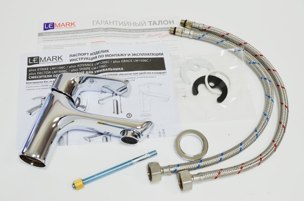 Смеситель для раковины Lemark Plus Shape LM1706C 