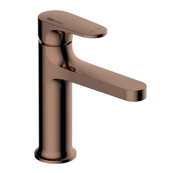 Смеситель для раковины Wasserkraft Asphe 7703 розовое золото