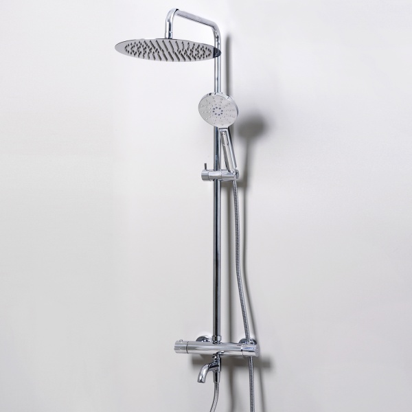 Душевая система со смесителем Wasserkraft  A18801 монтаж настенная с термостатом хром