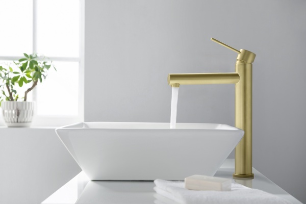 Смеситель для раковины Timo Saona 2311/17F матовое золото