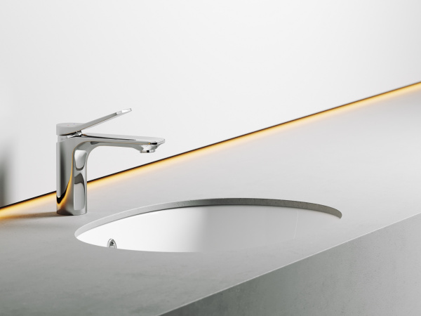 Раковина встраиваемая снизу овальная Ceramica Nova Element CN6044 фарфор цвет белый