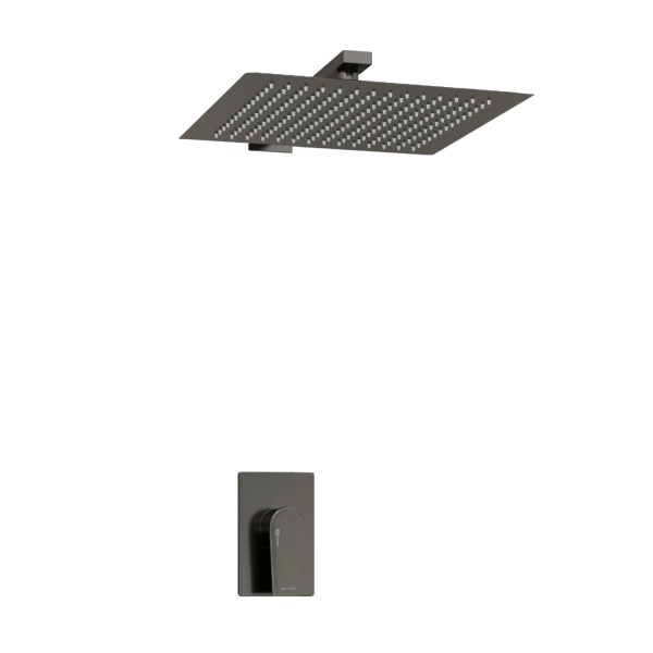 Душевая система со смесителем Wasserkraft  A84182 монтаж встраиваемая в стену без термостата оружейная сталь