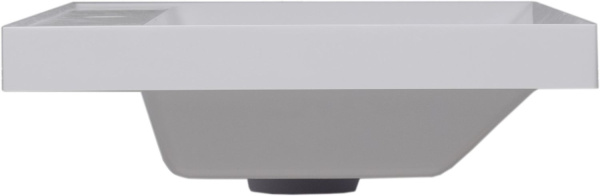 Раковина мебельная прямоугольная Aquanet Орлеан 00179395 литьевой мрамор цвет белый