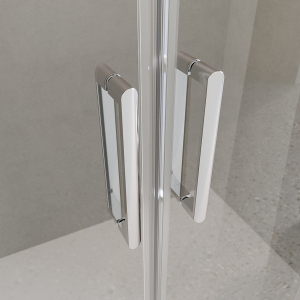 Душевая дверь BelBagno Luce LUCE-BF-2-160-C-Cr 160 см стекла прозрачные, профиль хром