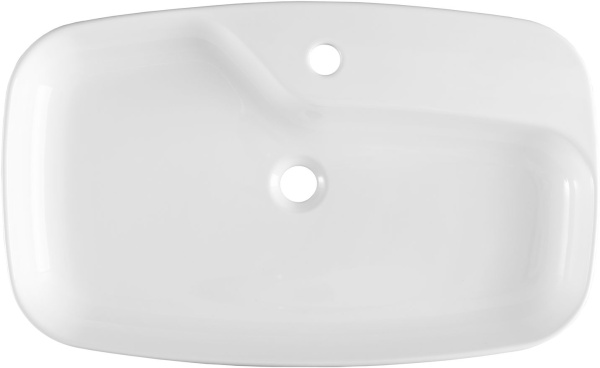 Раковина накладная прямоугольная Allen Brau Liberty 4.32011.20 керамика цвет белый