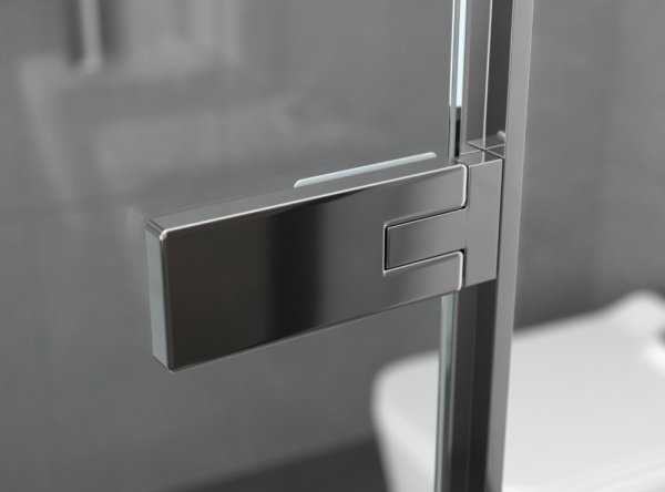 Душевой угол Ambassador Abner 10011102R 100x100 стекла прозрачные, профиль хром