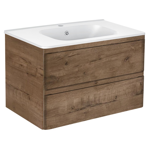 Тумба  подвесная Vincea Vico VMC-2V800VO 80 см  2 ящика цвет V.Oak 