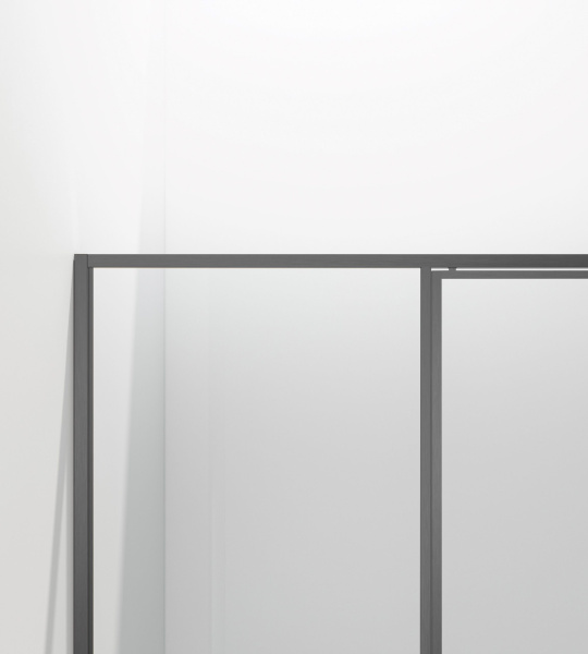 Душевая дверь Vincea Slim VDP-4SL120CLGM 120 см стекла прозрачные, профиль вороненая сталь