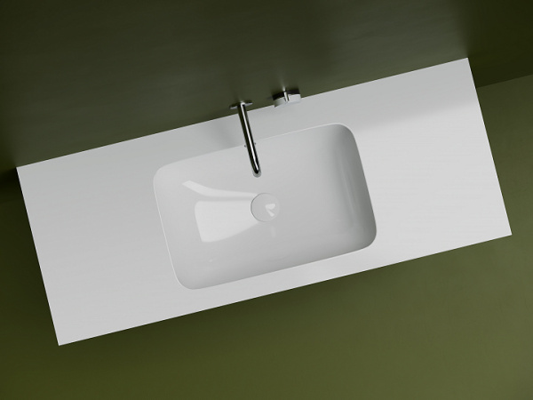 Раковина встраиваемая снизу прямоугольная Ceramica Nova Element CN7018 фарфор цвет белый