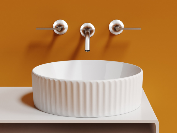 Раковина накладная круглая Ceramica Nova Element CN6057 фарфор цвет белый