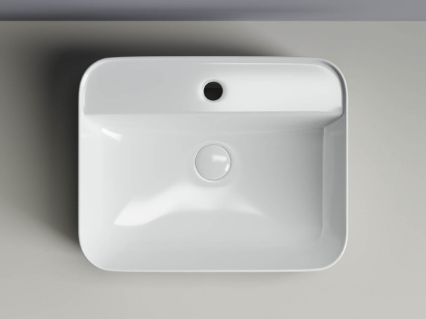 Раковина накладная прямоугольная Ceramica Nova Element CN5015 фарфор цвет белый