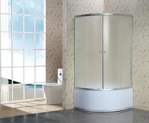 Душевой угол Niagara Eco NG-005-14 80x80 стекла матовые, профиль хром