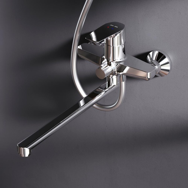 Душевая система со смесителем Am.Pm Gem F40890A94 монтаж настенная без термостата хром