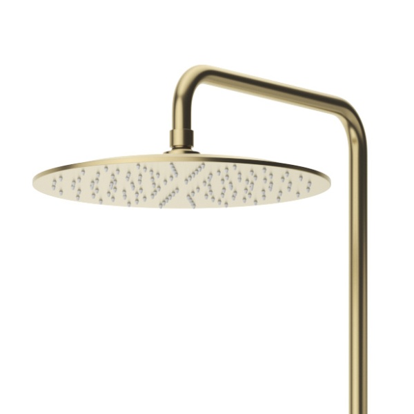 Душевая система со смесителем Cezares Leaf LEAF-CDA-30-L-SR монтаж настенная без термостата sunrise