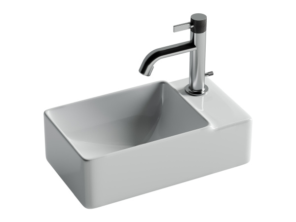 Раковина подвесная прямоугольная Ceramica Nova Element CN5045 фарфор цвет белый