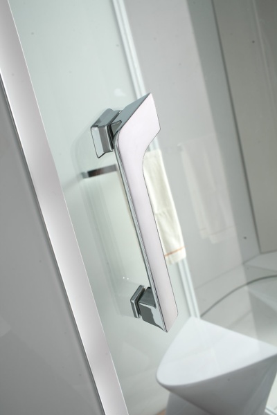 Душевая кабина с крышей Orans Diamond SR-89106S White пятиугольная  130x130 стекла прозрачные, профиль белый