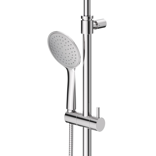 Душевая система со смесителем Cezares Leaf LEAF-CDA-25-L-01 монтаж настенная без термостата хром