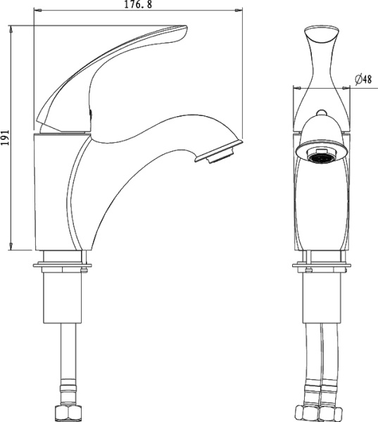 Смеситель для раковины Lemark Intense LM5606C 