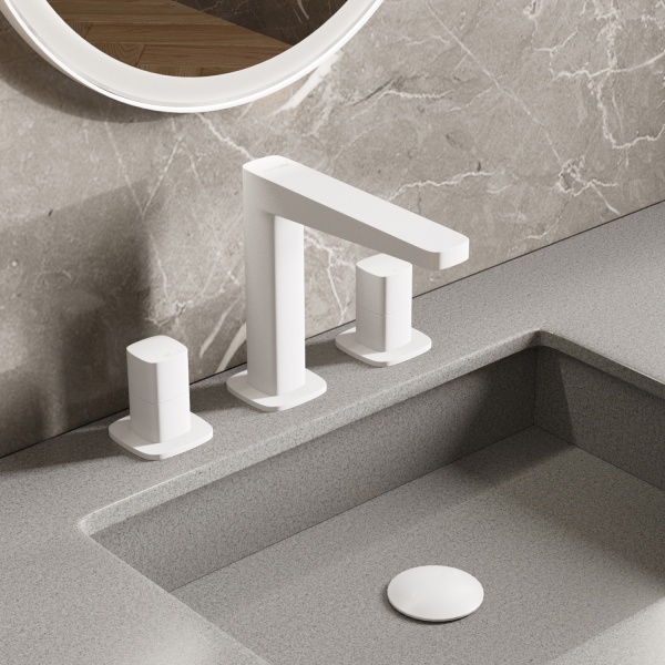 Смеситель для раковины Wasserkraft Saale 9535 белый