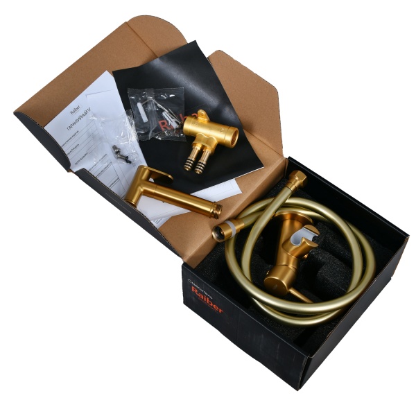 Гигиенический душ Raiber Graceful RPG-009 встраиваемый в стену матовое золото