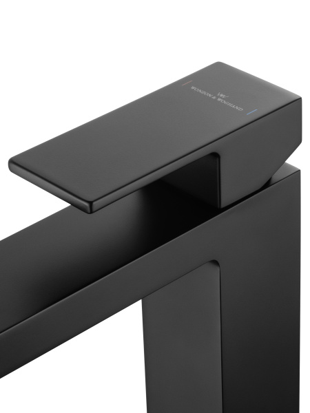 Смеситель для раковины Wonzon &amp; Woghand Cube WW-88139016-MB черный матовый