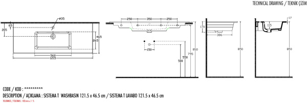 Раковина мебельная прямоугольная Allen Brau Fantasy 4.11028.20 керамика цвет белый