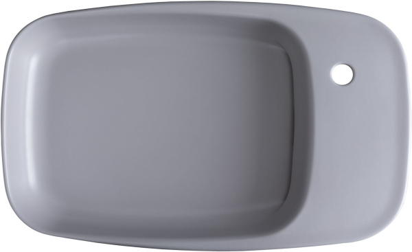 Раковина накладная прямоугольная Allen Brau Liberty 4.32012.AN керамика цвет серый