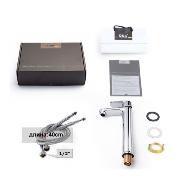 Смеситель для раковины D&amp;K Rhein.Speyer DA1312001 хром