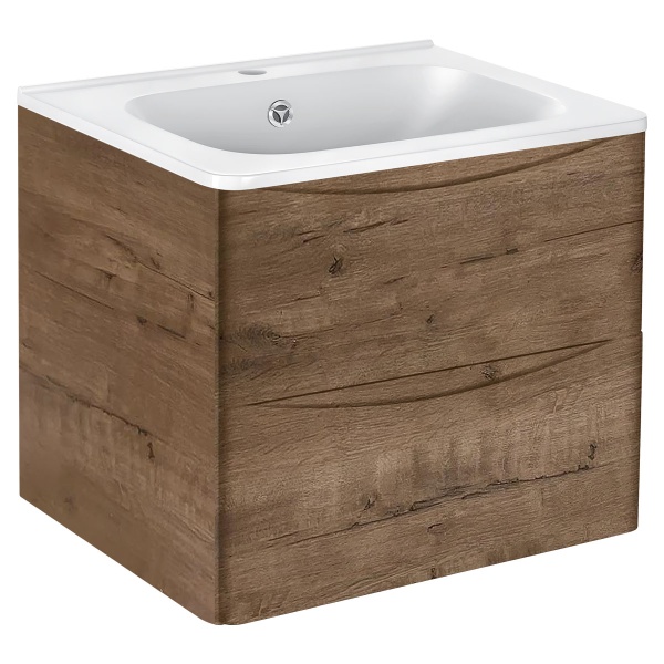 Тумба  подвесная Vincea Paola VMC-2P600VO 60 см  2 ящика цвет V.Oak 