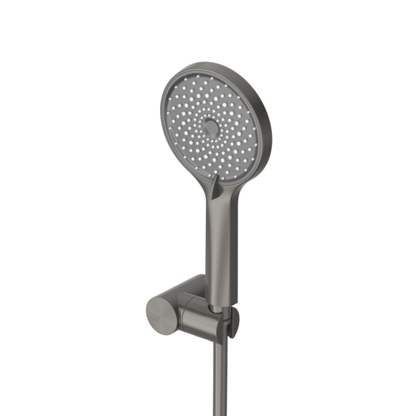 Душевая система со смесителем Cezares Relax RELAX-DSET-GM монтаж встраиваемая  в стену без термостата оружейная сталь