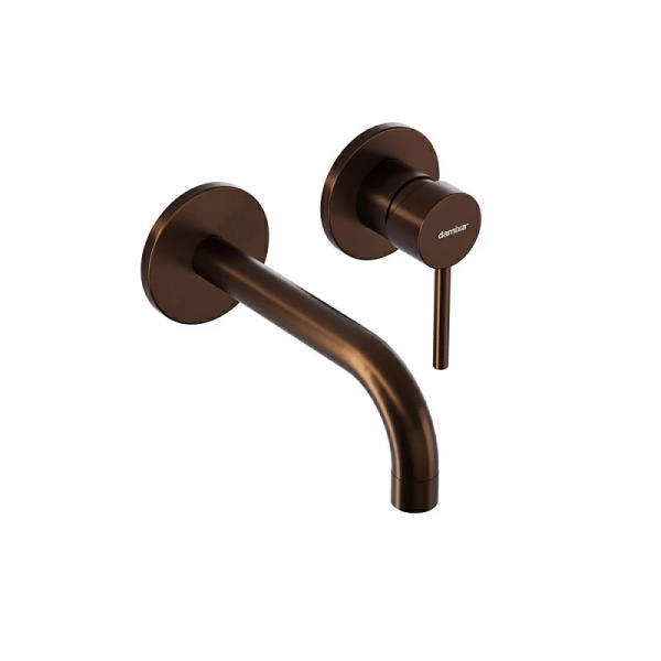 Смеситель для раковины Damixa Scandinavian Pure 360260500 розовое золото матовое