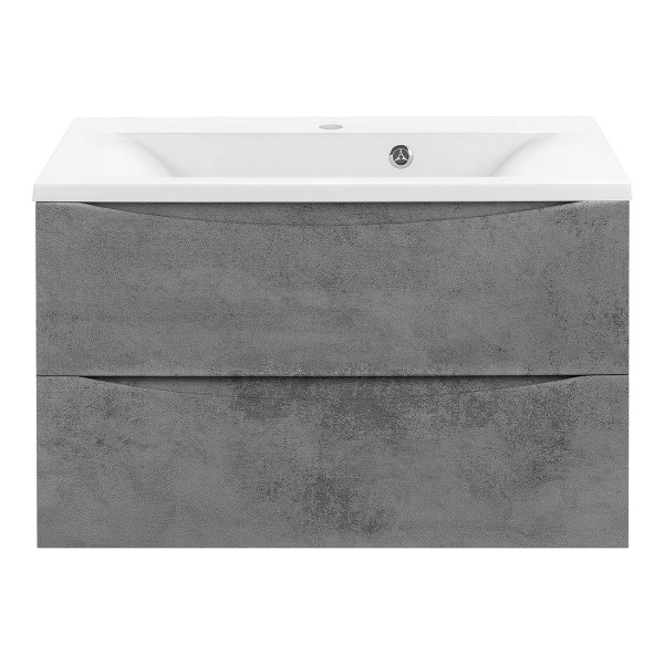 Тумба  подвесная Vincea Mia VMC-2MA750BT 75 см  2 ящика цвет Beton 