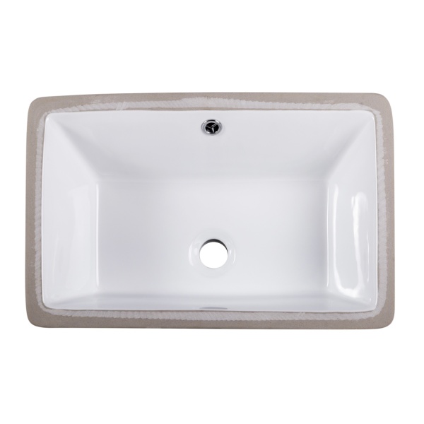 Раковина встраиваемая снизу прямоугольная BelBagno  BB1009 фаянс цвет белый