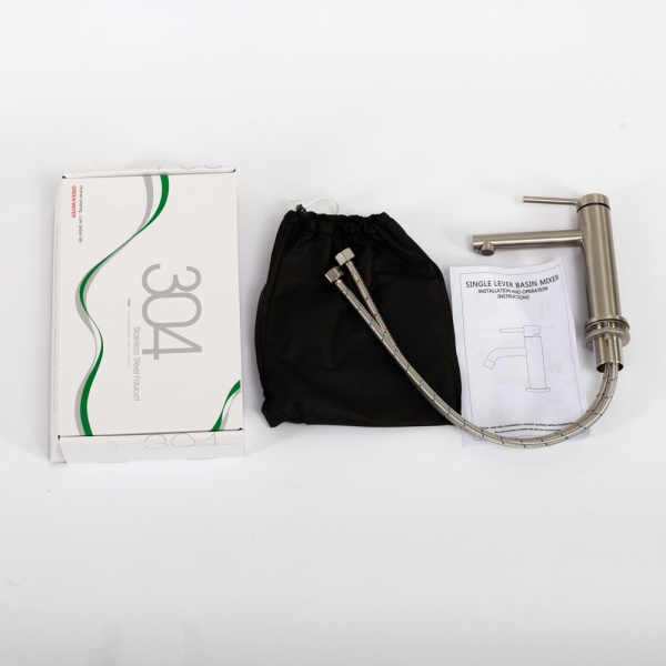 Смеситель для раковины BelBagno Etna ETN-LVM-IN сатин