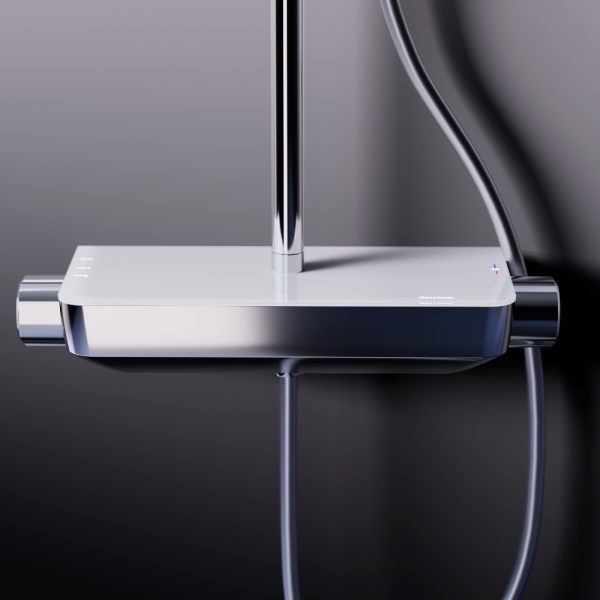 Душевая система со смесителем Damixa Scandinavian Pure 936750000 монтаж настенная с термостатом хром