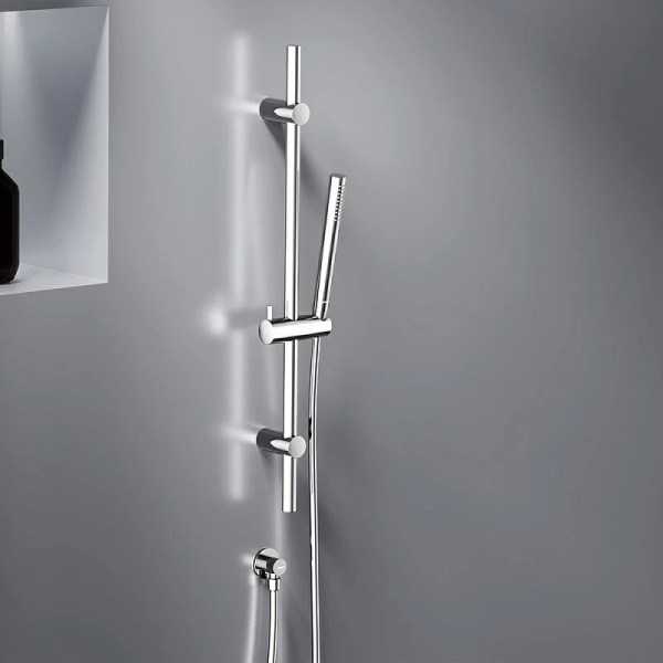 Душевая система со смесителем Damixa Scandinavian Pure 936530000 монтаж встраиваемая в стену без термостата хром