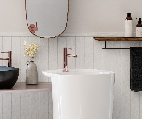 Смеситель для раковины VitrA Origin A4255626 медь