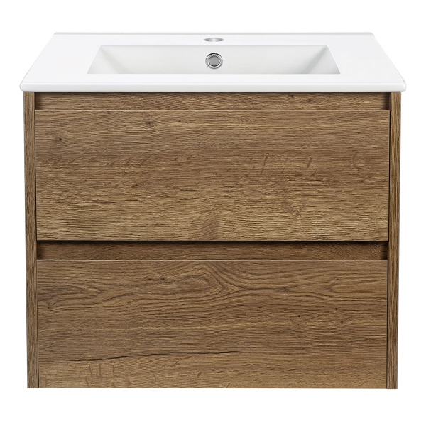 Тумба  подвесная Vincea Gio VMC-2G600TO 60 см  2 ящика цвет T.Oak 