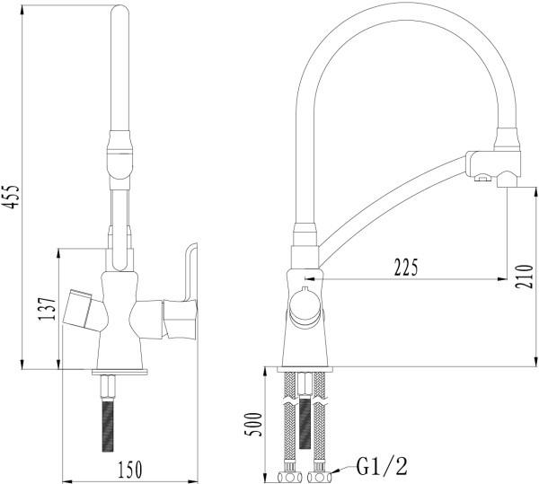 Смеситель для кухни Lemark Comfort LM3070C-Green  