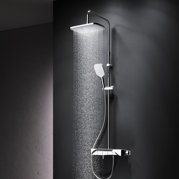 Душевая система со смесителем Am.Pm Func F078F700 монтаж настенная без термостата хром