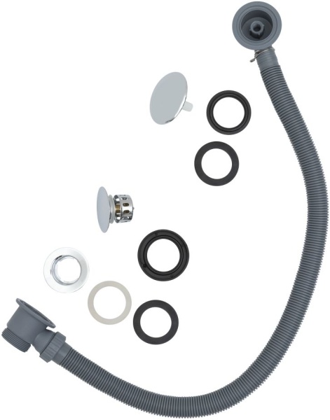 Слив-перелив для ванны автомат Allen Brau Priority 5.31027-00 латунь/пластик хром