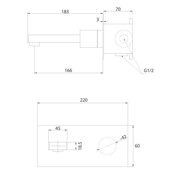 Смеситель для раковины Abber Rund AF8712NG никель