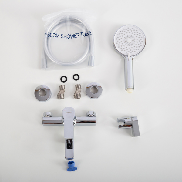 Смеситель для ванны или душа BelBagno Albano ALBANO-VASM-CRM настенный 
без термостата хром
